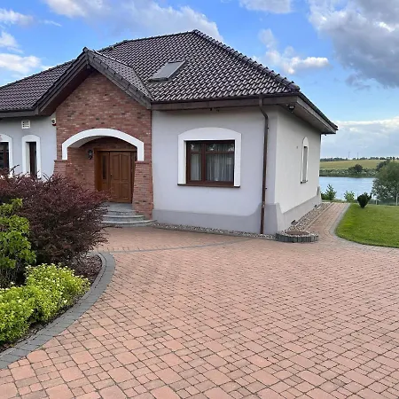 Dom Nad Jeziorem Jeziorany Exterior foto